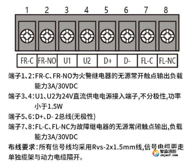 JTG-UM-GST9666三波段點(diǎn)型紅外火焰探測(cè)器接線圖